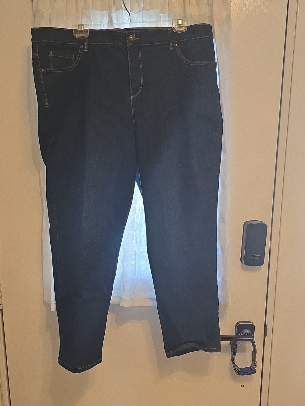 Gloria Vanderbilt Dark Blue Straight Leg Jeans